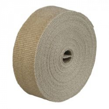 Thermo-Tec, exhaust insulating wrap. 1" wide. Light brown